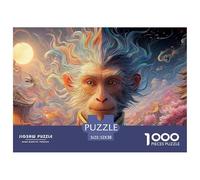 Sinoshow_24085_a_split_portrait_of_the_monkey_king_and_an_evil__41dea6a4-5a06-4bc4-a824-7eb43695bae0_4 1000 Pieces Puzzles Impossible Hard Difficult Puzzle Game, Unique Challenging Educational Toys,