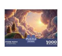 Sinoshow_24085_a_swirling_vortex_of_clouds_and_waves_with_the_s_d3ed2834-8388-4264-9cac-b9836e82f743_3 1000 Pieces Puzzles Impossible Hard Difficult Jigsaw Puzzle, Stress Releasing Family Game, Birth