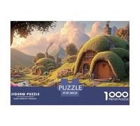 Sinoshow_24085_a_thatched_cottage_with_smoke_rising_from_the_ch_4dd54781-8517-4395-b1f0-cc268e3e5d9d_4 1000 Pieces Puzzles Impossible Hard Difficult Puzzle Game, Unique Challenging Educational Toys,