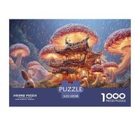 Sinoshow_24085_a_tiny_mushroom_house_on_the_bank_of_an_enchante_aad8d49d-2d7a-4d60-a65a-e72b221ff593_3 1000 Pieces Jigsaw Fun Challenging & Brainteasing Puzzle Game, Vibrant Imagery, F
