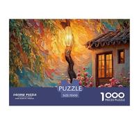 Sinoshow_24085_a_wall_lamp_hangs_from_the_eaves_of_an_ancient_b_2c9d8836-edf3-415e-9e62-65122c4b3d5b_1 1000 Pieces Jigsaw Challenging And Educational Jigsaw Puzzle, Stress Releasing Family Game, Fami