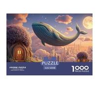 Sinoshow_24085_a_whale_flying_over_the_city_at_night_the_moon_s_c447b603-f4a9-4dbd-ad17-d8b1881a655c_3 1000 Pieces Jigsaw Fun Challenging & Brainteasing Puzzle Game, Unique Challenging Educational To