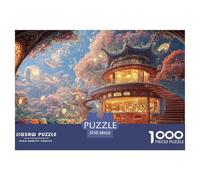 Sinoshow_24085_a_whimsical_treehouse_interior_with_round_window_7e7797ef-ca57-498f-8f39-1fae8f365883_4 1000 Pieces Puzzles Impossible Hard Difficult Jigsaw Puzzle, Unique Challenging Educational Toys