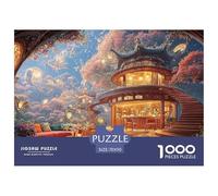 Sinoshow_24085_a_whimsical_treehouse_interior_with_round_window_7e7797ef-ca57-498f-8f39-1fae8f365883_4 1000 Pieces Puzzles Impossible Hard Difficult Jigsaw Puzzle, Unique Challenging Educational Toys