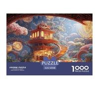 Sinoshow_24085_a_whimsical_treehouse_interior_with_round_window_7e7797ef-ca57-498f-8f39-1fae8f365883_2 1000 Pieces Jigsaw Fun Challenging & Brainteasing Jigsaw Puzzle, Unique Challenging Educational