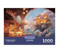Sinoshow_24085_a_whimsical_treehouse_interior_with_round_window_7e7797ef-ca57-498f-8f39-1fae8f365883_1 1000 Pieces Jigsaw Fun Challenging & Brainteasing Jigsaw Puzzle, Stress Releasing Family Game, F