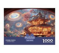 Sinoshow_24085_a_whimsical_treehouse_interior_with_round_window_d5b61b4f-194c-43e8-a392-6df58720f05f_1 1000 Pieces Puzzles Impossible Hard Difficult Jigsaw Puzzle, Unique Challenging Educational Toys