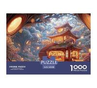 Sinoshow_24085_a_whimsical_treehouse_interior_with_round_window_d5b61b4f-194c-43e8-a392-6df58720f05f_3 1000 Pieces Puzzles Impossible Hard Difficult Jigsaw Puzzle, Unique Challenging Educational Toys