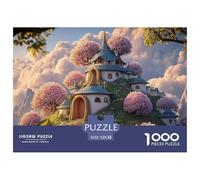 Sinoshow_24085_a_white_and_blue_palace_atop_the_mountain_surrou_193ea715-77f8-47be-b243-e1d78e706357_3 1000 Pieces Puzzles Impossible Hard Difficult Puzzle Game, Stress Releasing Family Game, Family