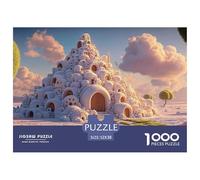 Sinoshow_24085_a_white_building_made_of_numerous_gears_and_cogs_41d6d367-3d25-4fb5-8aec-8c24d48571d4_4 1000 Pieces Jigsaw Fun Challenging & Brainteasing Jigsaw Puzzle, Stress Releasing Family Game, F