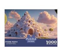 Sinoshow_24085_a_white_building_made_of_numerous_gears_and_cogs_41d6d367-3d25-4fb5-8aec-8c24d48571d4_4 1000 Pieces Jigsaw Fun Challenging & Brainteasing Puzzle Game, Vibrant Imagery, F