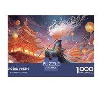 Sinoshow_24085_a_white-haired_girl_in_a_blue_kimono_with_golden_170c8cf4-23cb-4524-86c8-e78e6adb2c50_4 1000 Pieces Jigsaw Fun Challenging & Brainteasing Puzzle Game, Vibrant Imagery, F