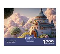Sinoshow_24085_a_white_palace_floating_in_the_sky_surrounded_by_572a24e2-24c0-4b11-922b-1a72024325a3_3 1000 Pieces Jigsaw Fun Challenging & Brainteasing Puzzle Game, Stress Releasing Family Game, Bir