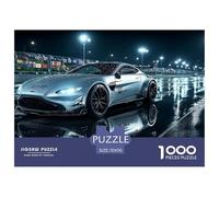 Sinoshow_24085_a_wide-body_silver_aston_martin_gleams_in_the_di_0d826fe3-b1f4-42f6-b6b0-5206441f0fd9_1 1000 Pieces Puzzles Impossible Hard Difficult Jigsaw Puzzle, Vibrant Imagery, Bir