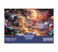 Sinoshow_24085_an_artistic_and_realistic_photograph_of_stacks_o_612a6052-d07a-4e4c-b8ca-5d157593e3a2_1 (1) 1000 Pieces Jigsaw Fun Challenging & Brainteasing Jigsaw Puzzle, Vibrant Imagery Christmas G