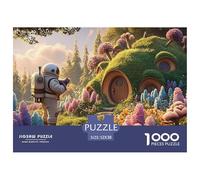 Sinoshow_24085_an_astronaut_in_a_space_suit_holding_their_cat_a_343ef974-fbaf-4547-86a2-ab42be935cf9_4 1000 Pieces Jigsaw Fun Challenging & Brainteasing Jigsaw Puzzle, Vibrant Imagery