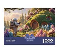 Sinoshow_24085_an_astronaut_in_a_space_suit_holding_their_cat_a_343ef974-fbaf-4547-86a2-ab42be935cf9_4 1000 Pieces Puzzles Impossible Hard Difficult Puzzle Game, Stress Releasing Family Game, Family