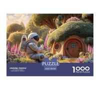 Sinoshow_24085_an_astronaut_in_a_spacesuit_holding_their_cat_si_ddccab40-c9f4-4e29-95d9-4682b072a1f3_3 1000 Pieces Puzzles Impossible Hard Difficult Puzzle Game, Vibrant Imagery, Birth