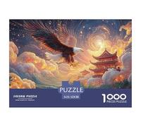 Sinoshow_24085_an_eagle_soars_over_the_sea_waves_crashing_again_487f8e17-c24b-4504-9346-f63fdcaddbd4_2 1000 Pieces Puzzles Impossible Hard Difficult Puzzle Game, Stress Releasing Family Game, Birthda