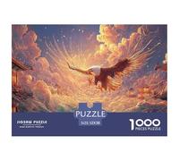 Sinoshow_24085_an_eagle_soars_over_the_sea_waves_crashing_again_487f8e17-c24b-4504-9346-f63fdcaddbd4_3 1000 Pieces Puzzles Impossible Hard Difficult Jigsaw Puzzle, Unique Challenging Educational Toys