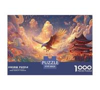 Sinoshow_24085_an_eagle_soars_over_the_sea_waves_crashing_again_487f8e17-c24b-4504-9346-f63fdcaddbd4_4 1000 Pieces Puzzles Impossible Hard Difficult Puzzle Game, Vibrant Imagery, Birth