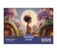 Sinoshow_24085_an_elegant_purple-haired_goddess_with_an_open-wo_baba00e5-0394-4d15-97b9-9576253fc903_2 1000 Pieces Puzzles Impossible Hard Difficult Jigsaw Puzzle, Vibrant Imagery, Bir