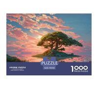 Sinoshow_24085_an_isolated_island_with_an_oak_tree_in_the_middl_64b90e27-9a8f-4ff3-ac9e-55d288b3e66a_3 1000 Pieces Puzzles Impossible Hard Difficult Jigsaw Puzzle, Vibrant Imagery, Bir
