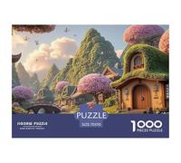 Sinoshow_24085_ancient_chinese-style_architecture_green_mountai_c5cfc508-1b5a-4316-8943-7f31b2089a35_2 1000 Pieces Puzzles Impossible Hard Difficult Jigsaw Puzzle, Unique Challenging Educational Toys