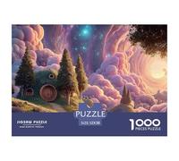Sinoshow_24085_anime_illustration_of_the_universe_nebulae_and_g_a24ef099-d410-4925-90c1-3cc1b82ea576_4 1000 Pieces Puzzles Impossible Hard Difficult Jigsaw Puzzle, Vibrant Imagery, Fam