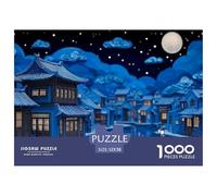 Sinoshow_24085_at_night_the_ancient_chinese_town_is_surrounded__25142d75-c801-4bcd-98e5-5dc4e253f75d_3 1000 Pieces Puzzles Impossible Hard Difficult Puzzle Game, Stress Releasing Family Game, Birthda