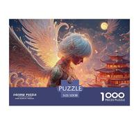 Sinoshow_24085_beautiful_female_angel_with_broken_heart_on_her__2817eb95-8a68-4c60-ac97-64ca5e6afda0_2 1000 Pieces Puzzles Impossible Hard Difficult Puzzle Game, Unique Challenging Educational Toys,