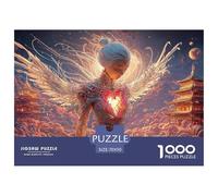 Sinoshow_24085_beautiful_female_angel_with_broken_heart_on_her__2817eb95-8a68-4c60-ac97-64ca5e6afda0_4 1000 Pieces Jigsaw Fun Challenging & Brainteasing Puzzle Game, Stress Releasing Family Game, Fam