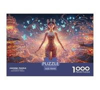 Sinoshow_24085_beautiful_girl_in_a_futuristic_bodysuit_with_blu_ea7764c9-ce46-48ea-ac83-1876a093b4e9_4 1000 Pieces Puzzles Impossible Hard Difficult Jigsaw Puzzle, Stress Releasing Family Game, Birth