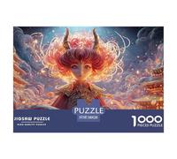 Sinoshow_24085_chibi-style_character_with_red_hair_horns_and_ch_98e2e585-eaff-4fda-9db9-0d1fbbc7dbf4_2 1000 Pieces Puzzles Impossible Hard Difficult Puzzle Game, Vibrant Imagery, Famil