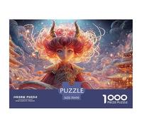 Sinoshow_24085_chibi-style_character_with_red_hair_horns_and_ch_98e2e585-eaff-4fda-9db9-0d1fbbc7dbf4_2 1000 Pieces Puzzles Impossible Hard Difficult Puzzle Game, Unique Challenging Educational Toys,