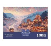 Sinoshow_24085_chinese_ink_painting_a_meticulous_landscape_with_6f09d45d-e28a-4161-8218-6d0fe3f7b0ac_1 1000 Pieces Puzzles Impossible Hard Difficult Jigsaw Puzzle, Vibrant Imagery, Fam