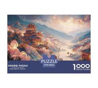 Sinoshow_24085_chinese_ink_painting_a_meticulous_landscape_with_6f09d45d-e28a-4161-8218-6d0fe3f7b0ac_2 1000 Pieces Jigsaw Fun Challenging & Brainteasing Puzzle Game, Stress Releasing Family Game, Fam