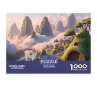 Sinoshow_24085_chinese_ink_painting_meticulous_brushwork_distan_8526d47e-fa64-406b-b50e-a487e8e0b7a0_4 1000 Pieces Puzzles Impossible Hard Difficult Puzzle Game, Stress Releasing Family Game, Birthda