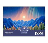 Sinoshow_24085_colorful_northern_lights_a_full_moon_a_forest_wi_73d9905d-91ea-4426-9156-658d0c34e9ec_4 1000 Pieces Jigsaw Fun Challenging & Brainteasing Jigsaw Puzzle, Unique Challenging Educational