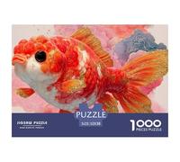 Sinoshow_24085_cute_chubby_koi_fish_with_red_and_gold_glazed_co_b1bd85af-81a9-4cb6-b618-02e171535f90_3 1000 Pieces Jigsaw Fun Challenging & Brainteasing Puzzle Game, Vibrant Imagery, F