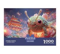 Sinoshow_24085_cute_little_grasshopper_with_a_round_body_fluffy_14411865-e5e3-4de7-9858-81b7db66ef02_2 1000 Pieces Jigsaw Fun Challenging & Brainteasing Puzzle Game, Vibrant Imagery, F