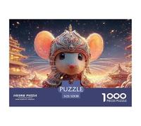Sinoshow_24085_cute_little_mouse_wearing_a_steampunk-style_helm_539b46e3-f858-4b07-9f06-cc0f2a2e5d67_1 1000 Pieces Puzzles Impossible Hard Difficult Puzzle Game, Stress Releasing Family Game, Birthda