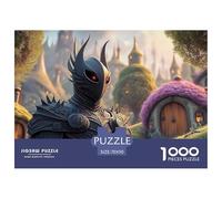 Sinoshow_24085_dark_knight_hunter_black_armor_with_red_eyes_fan_3675a224-e63b-4bad-a8fe-d77629be9118_2 1000 Pieces Jigsaw Fun Challenging & Brainteasing Puzzle Game, Vibrant Imagery, B