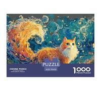 Sinoshow_24085_draw_an_orange_and_white_cat_with_long_hair_a_pe_c64389f6-35ac-4512-9112-d5af69d6af8b_1 1000 Pieces Jigsaw Fun Challenging & Brainteasing Puzzle Game, Vibrant Imagery, B