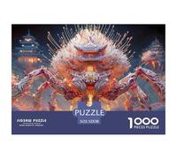 Sinoshow_24085_gundam_style_white_and_red_spider_crab_mech_with_27d04202-9ea5-4042-bb59-2e69cf62b0c8_1 1000 Pieces Jigsaw Fun Challenging & Brainteasing Puzzle Game, Unique Challenging Educational To