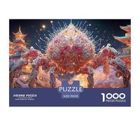 Sinoshow_24085_gundam_style_white_and_red_spider_crab_mech_with_27d04202-9ea5-4042-bb59-2e69cf62b0c8_4 1000 Pieces Jigsaw Fun Challenging & Brainteasing Jigsaw Puzzle, Stress Releasing Family Game, F