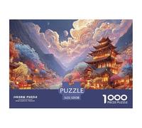 Sinoshow_24085_in_the_colorful_valley_there_is_an_autumn_stream_cca619e8-5181-4777-8ed0-6b8c67097a45_1 1000 Pieces Jigsaw Fun Challenging & Brainteasing Jigsaw Puzzle, Stress Releasing Family Game, F
