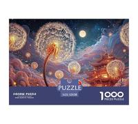 Sinoshow_24085_in_the_night_there_is_an_endless_field_of_dandel_1d6374b0-d839-4e79-9c17-1d711e9adec1_4 1000 Pieces Puzzles Impossible Hard Difficult Puzzle Game, Stress Releasing Family Game, Birthda
