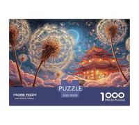 Sinoshow_24085_in_the_night_there_is_an_endless_field_of_dandel_1d6374b0-d839-4e79-9c17-1d711e9adec1_2 1000 Pieces Jigsaw Fun Challenging & Brainteasing Puzzle Game, Unique Challenging Educational To