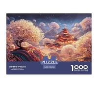 Sinoshow_24085_manyoshu_a_colorful_ancient_japanese_landscape_d_25e758bb-780c-4eef-a652-eb781ef915aa_2 1000 Pieces Puzzles Impossible Hard Difficult Jigsaw Puzzle, Unique Challenging Educational Toys